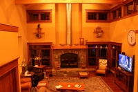 Custom craftsman style red oak trim
