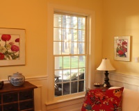 Paint grade poplar casing with window sill