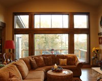 Red oak casing with header