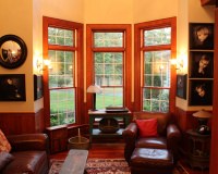 Custom maple window casing
