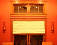 Custom craftsman red oak window casing