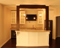 Custom maple beams