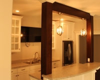 Custom maple beams