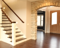 Custom maple staircase